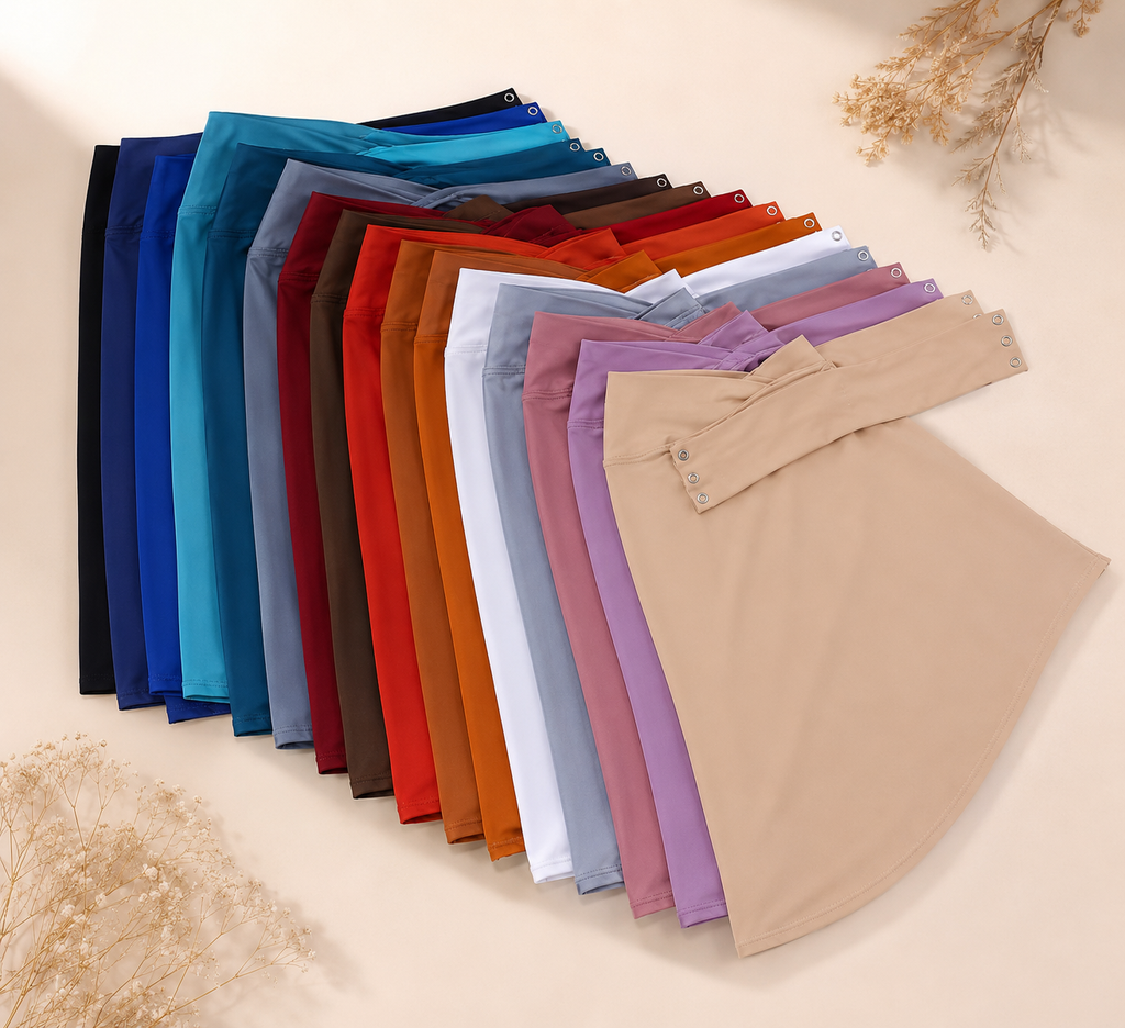 VEILA™ Instant Hijab Cap With Tie Back Buttons