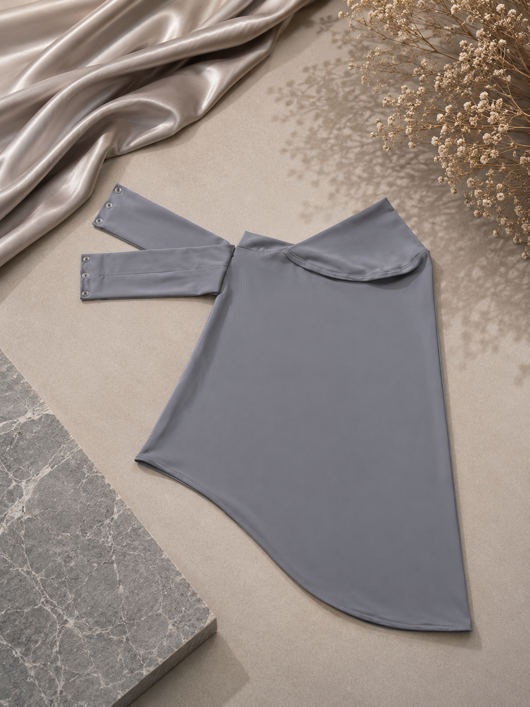 VEILA™ Instant Hijab Cap With Tie Back Buttons