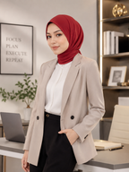 VEILA™ Instant Hijab Cap With Tie Back Buttons