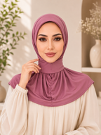 VEILA™ Instant Hijab Cap With Tie Back Buttons