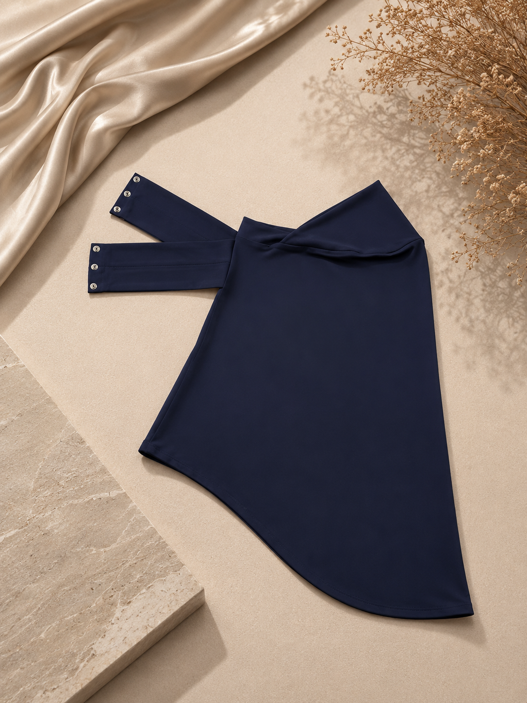 VEILA™ Instant Hijab Cap With Tie Back Buttons