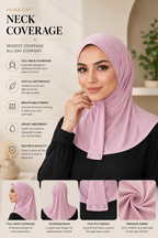 VEILA™ Instant Hijab Cap With Tie Back Buttons