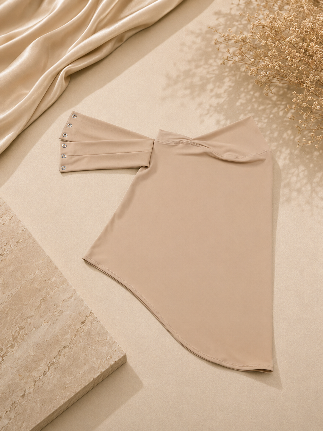 VEILA™ Instant Hijab Cap With Tie Back Buttons