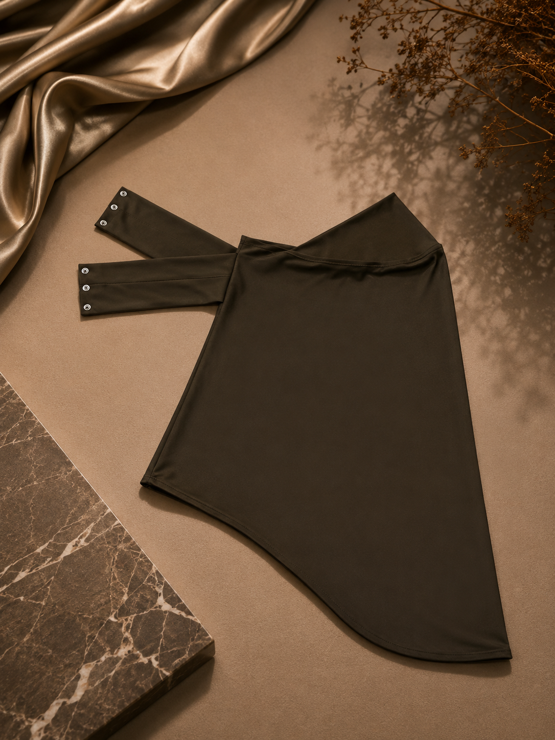 VEILA™ Instant Hijab Cap With Tie Back Buttons